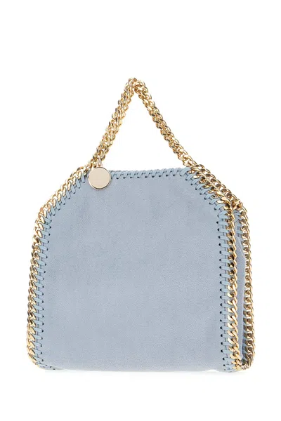 Stella Mccartney Air Force Blue Shaggy Deer Falabella Handbag In Duck Blue