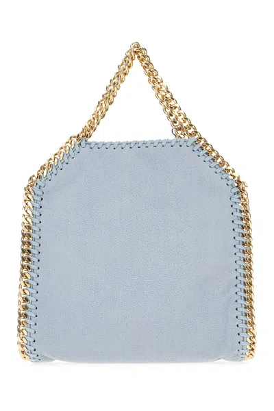 Stella Mccartney Air Force Blue Shaggy Deer Falabella Handbag In Duck Blue