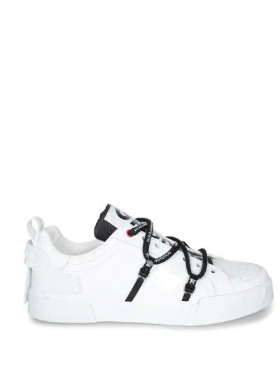 Dolce & Gabbana Dolce And Gabbana White Insert Portofino Sneakers