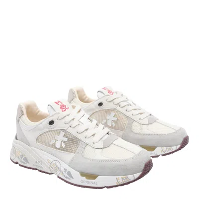 Premiata 'mased' Ecru Sneakers