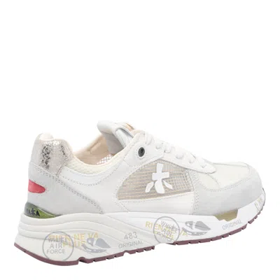 Premiata 'mased' Ecru Sneakers