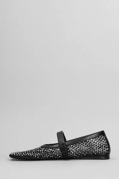 Marni Mary Jane Ballet Flats In Black Polyuretan In Black