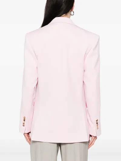 Wardrobe.nyc Double-breasted Blazer In Pink