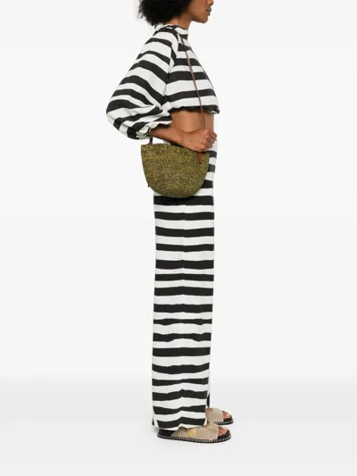 Ibeliv Woven Shoulder Bag In Green