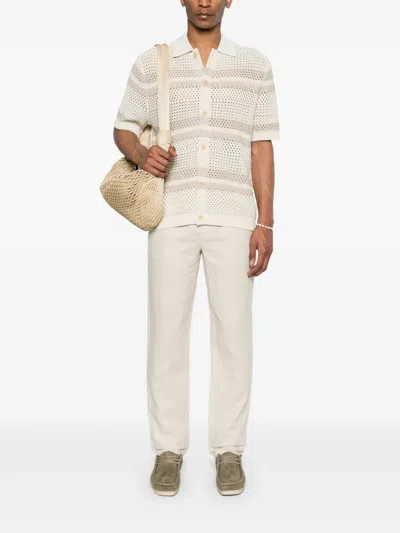 Les Deux Patrick Casual Pants In Neutrals