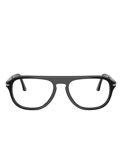 Persol Pilot-frame Glasses In Black