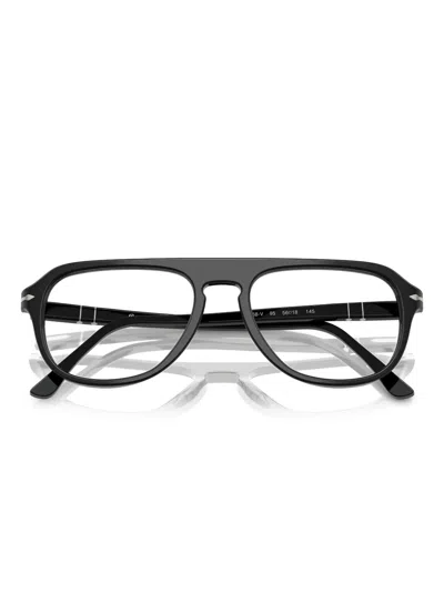 Persol Pilot-frame Glasses In Black