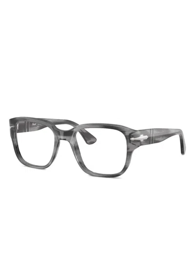 Persol Square-frame Glasses In Grey