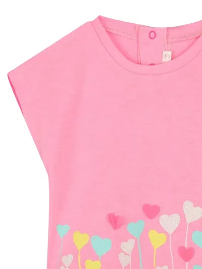 Billieblush Heart-print T-shirt In Pink