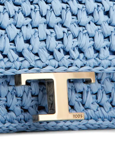 Tod's Tracollina Shoulder Bag In Blue