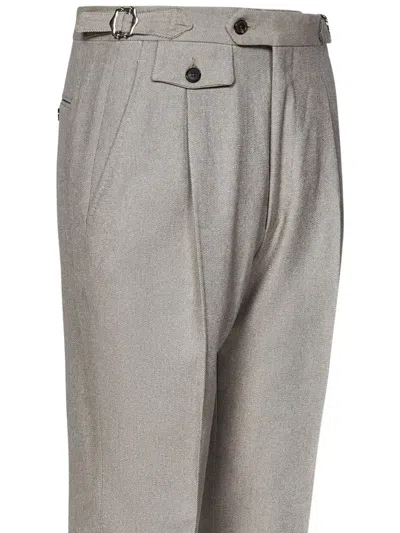 Franzese Collection Franzese Napoli Stefano De Martino Model Trousers In Grey