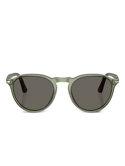 Persol Round-frame Sunglasses In Green