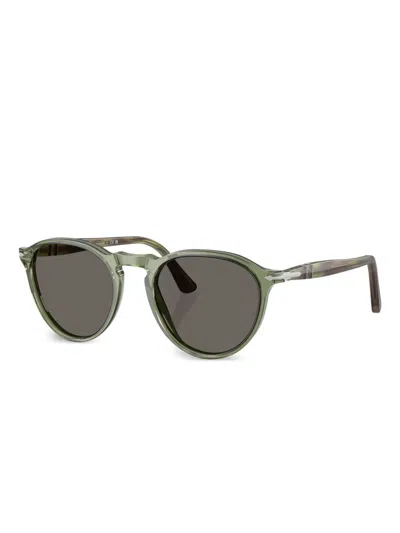 Persol Round-frame Sunglasses In Green