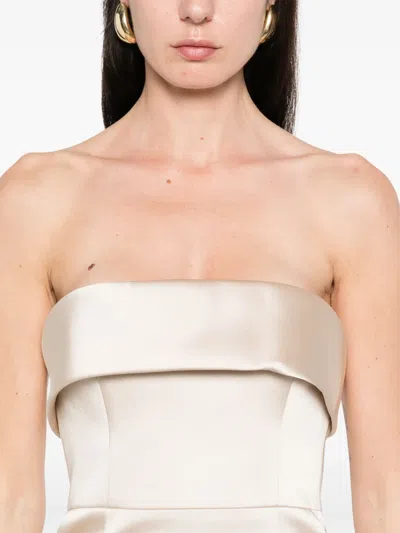 The New Arrivals Ilkyaz Ozel Rhea Maxi Dress In Neutrals