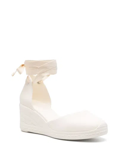 Castaã±er 60mm Careen Espadrilles In White