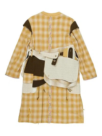 Shop Communs Nomad Coat In Yellow