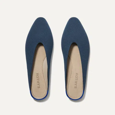 Rothys The Almond Demi In Blue In Navy