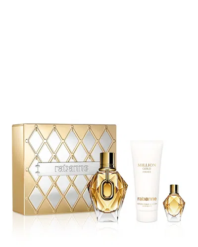 Rabanne Million Gold For Her Eau De Parfum Gift Set ($220 Value)