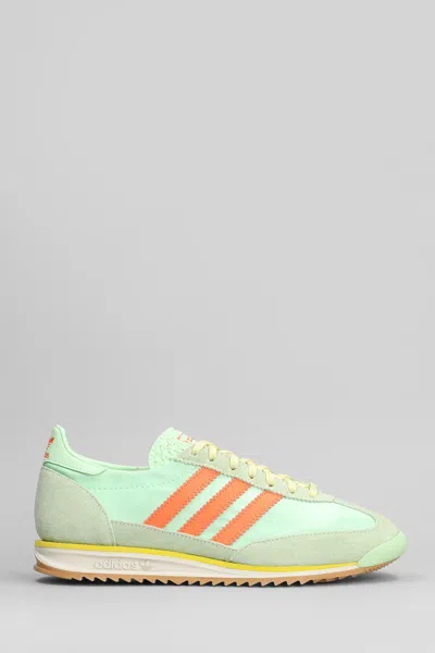 Adidas Originals Sl 72 Og Three-stripe Trainers In Green