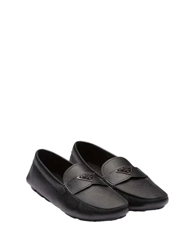 Prada Mocassini Penny Loafer In Black