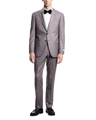 Emporio Armani Regular Fit Notch Lapel Suit In Medium Gray