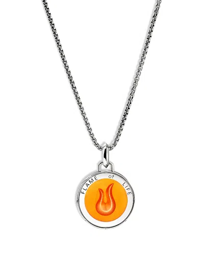 John Hardy Flame Talisman Necklace In Silver