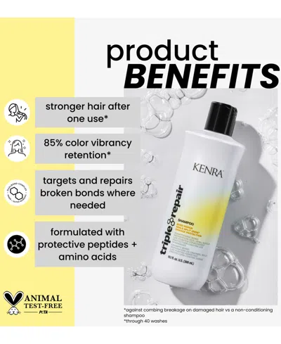 Kenra Professional Triple Repair Shampoo, 33.8 Oz. In No Color