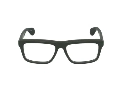Gucci Demo Rectangular Men's Eyeglasses Gg0006oan 001 55 In Green Green Transparent