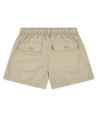 Levi's Big Girls Parachute Shorts In Irish Cream