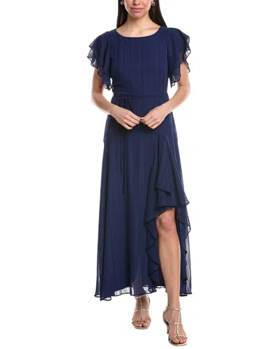 Maison Tara Maxi Dress In Blue