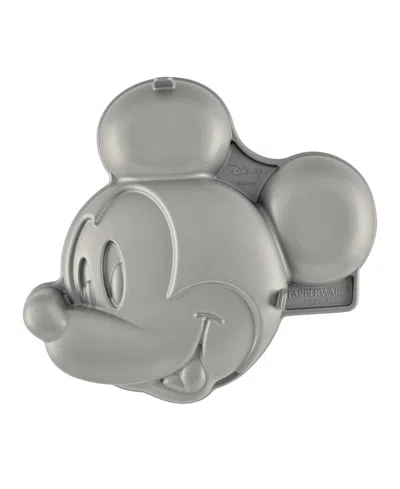 Farberware Cast Aluminum 11" 3d Disney Mickey Mouse Cake Pan In Gray