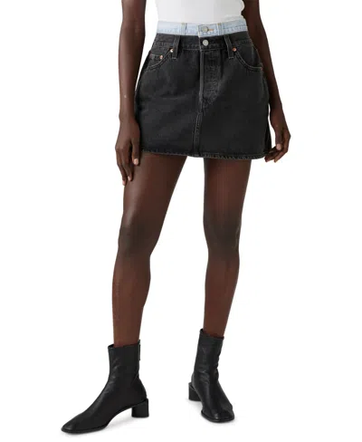 Levi's Iconic Mini Skirt In Black