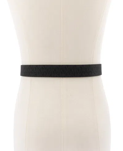 Michael Kors Women's 28mm Reversible Belt In Black Gold