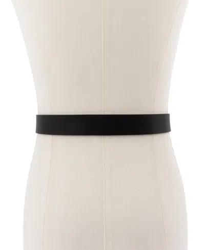 Michael Kors Women's 28mm Reversible Belt In Black Gold
