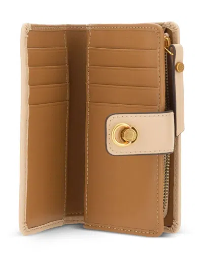Gianni Chiarini Logo-stamp Wallet In Nude