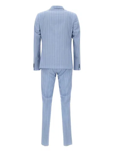 Ungaro Stretch-wool Suit In 蓝色