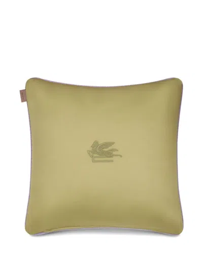 Etro Home Paisley-print Cushion In 绿色