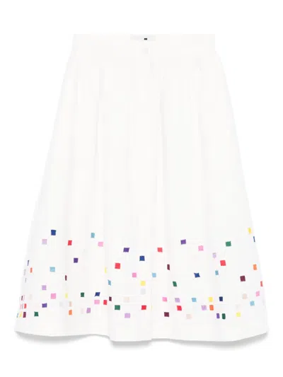 Mii Mona Maxikleid In Weiss