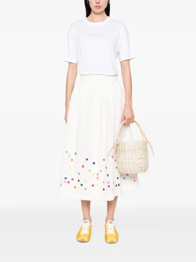 Mii Mona Maxikleid In Weiss