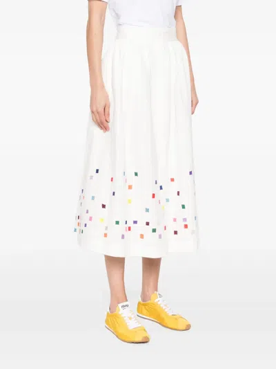 Mii Mona Maxikleid In Weiss