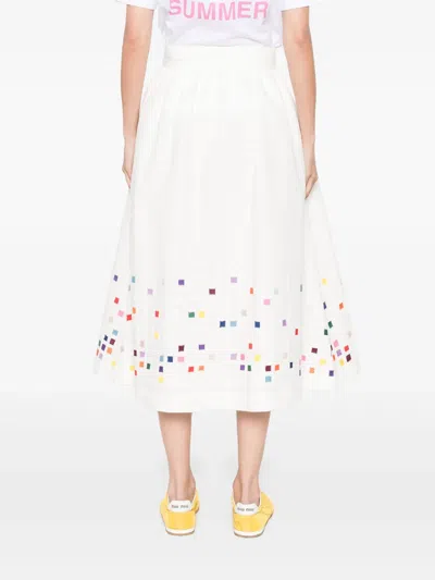 Mii Mona Maxikleid In Weiss