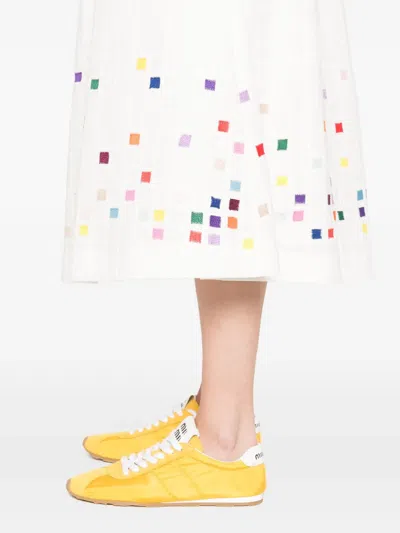 Mii Mona Maxikleid In Weiss