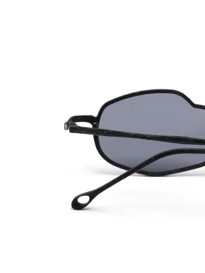 Rigards Geometric-frame Sunglasses In 黑色