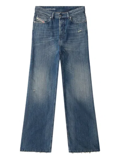 Diesel Relaxed Jeans In 蓝色