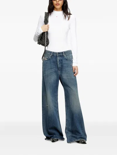 Diesel Relaxed Jeans In 蓝色