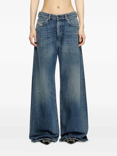 Diesel Relaxed Jeans In 蓝色