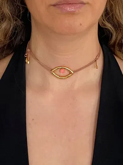 Capsule Eleven X Pantone Bead-detailing Necklace In 金色