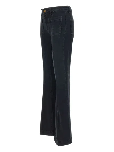 Seafarer Delphine Jeans In 黑色