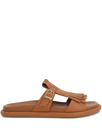 Santoni Dahlia Sandals In Brown