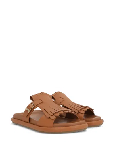 Santoni Dahlia Sandals In Brown